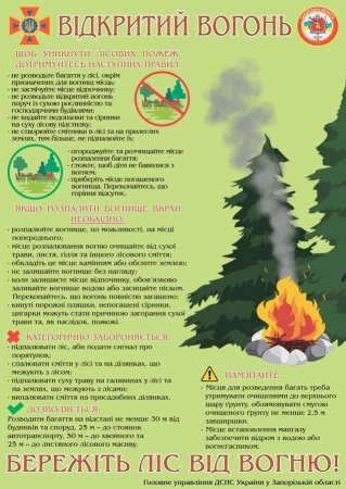 Бережіть ліс від вогню! Бережіть ліс від вогню!